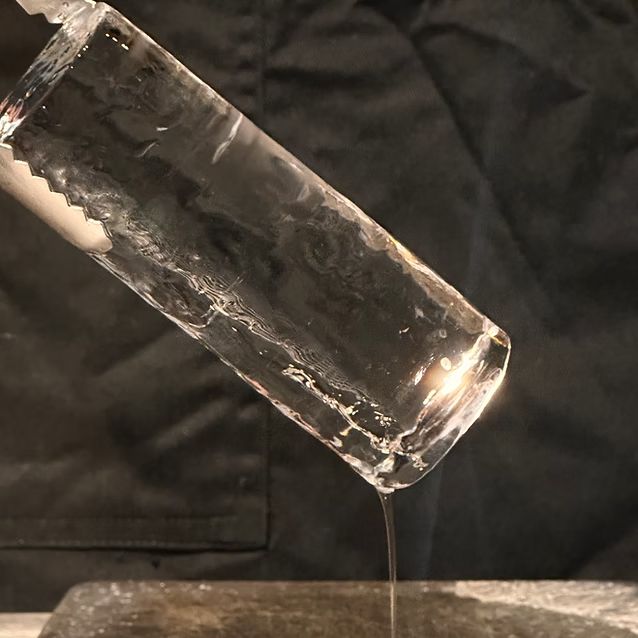 Crystal-clear ice cylinder 4x11cm for highballs, KL